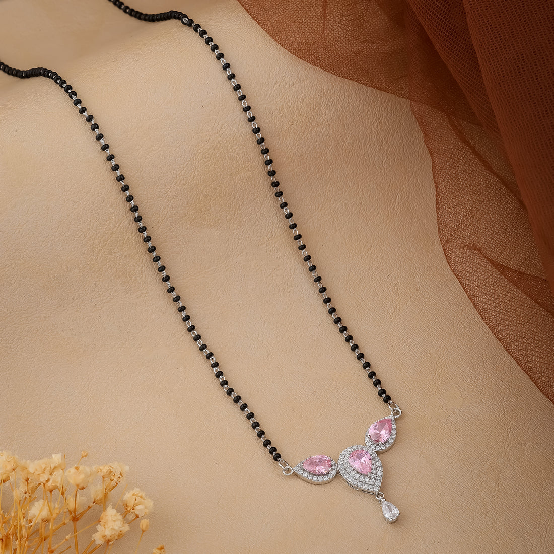 Eternal Bloom Silver Mangalsutra