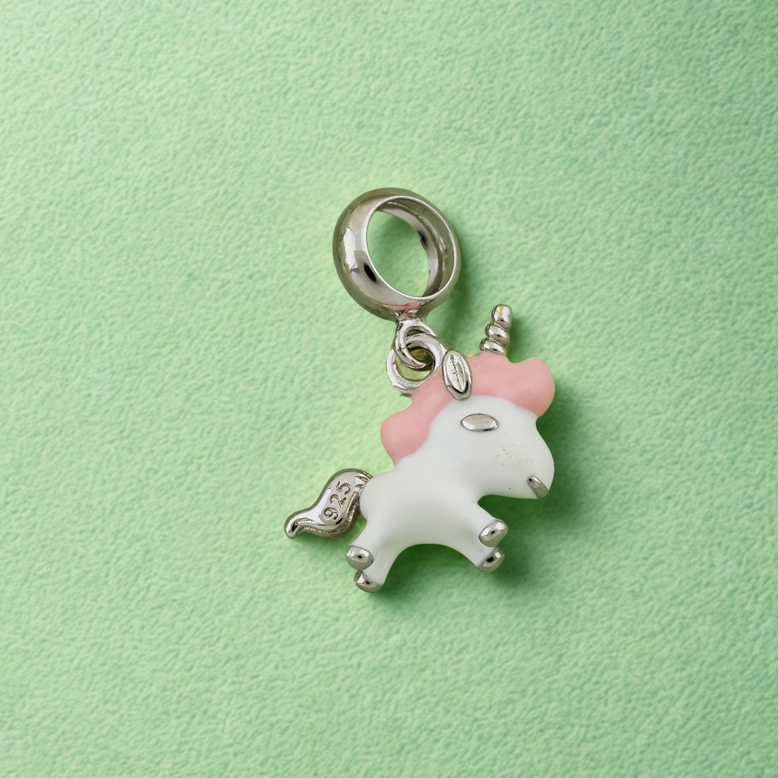 Magical Silver Unicorn Pendant for Kids