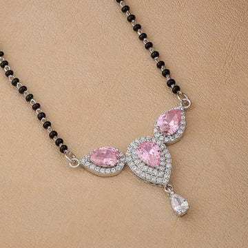 Eternal Bloom Silver Mangalsutra
