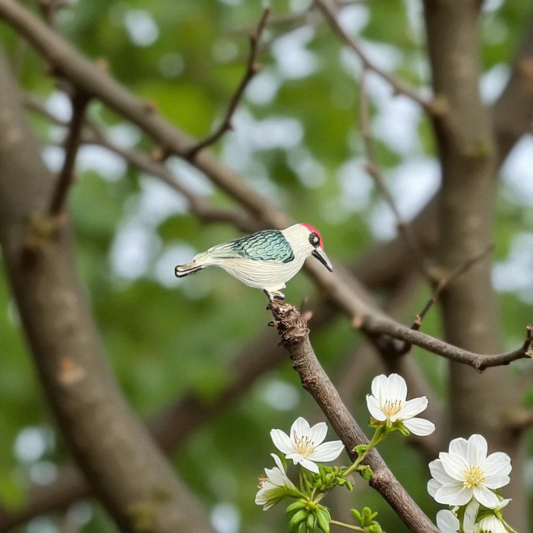 925 Silver Bird Enamel Brooch